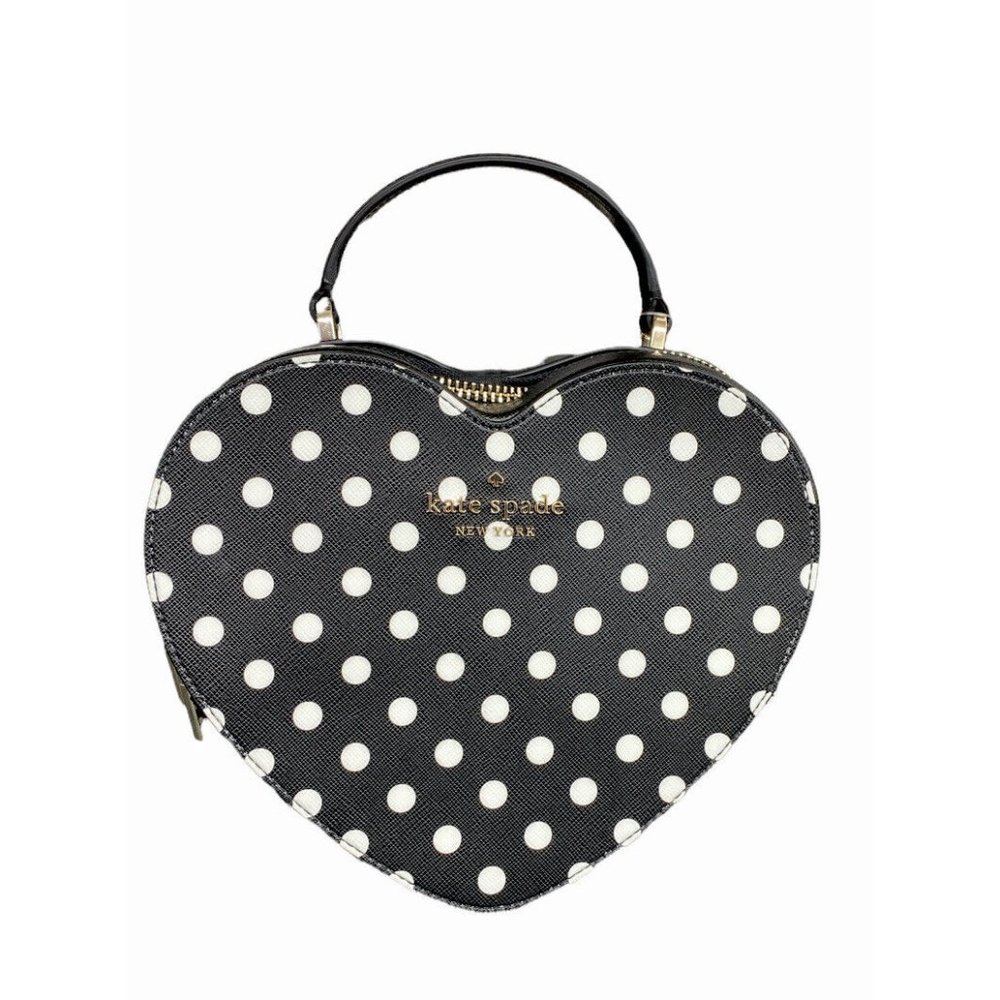 Kate Spade purse Love Shack Heart handbag crossbody in polka dots NWT - Picture 5 of 8